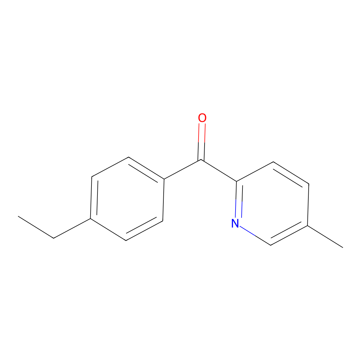 2-(4-Ethylbenzoyl)-5-methylpyridine molecular structure, CAS 1187170-22-4