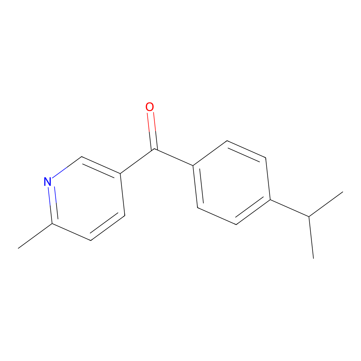 5-(4-Isopropylbenzoyl)-2-methylpyridine molecular structure, CAS 1187170-23-5
