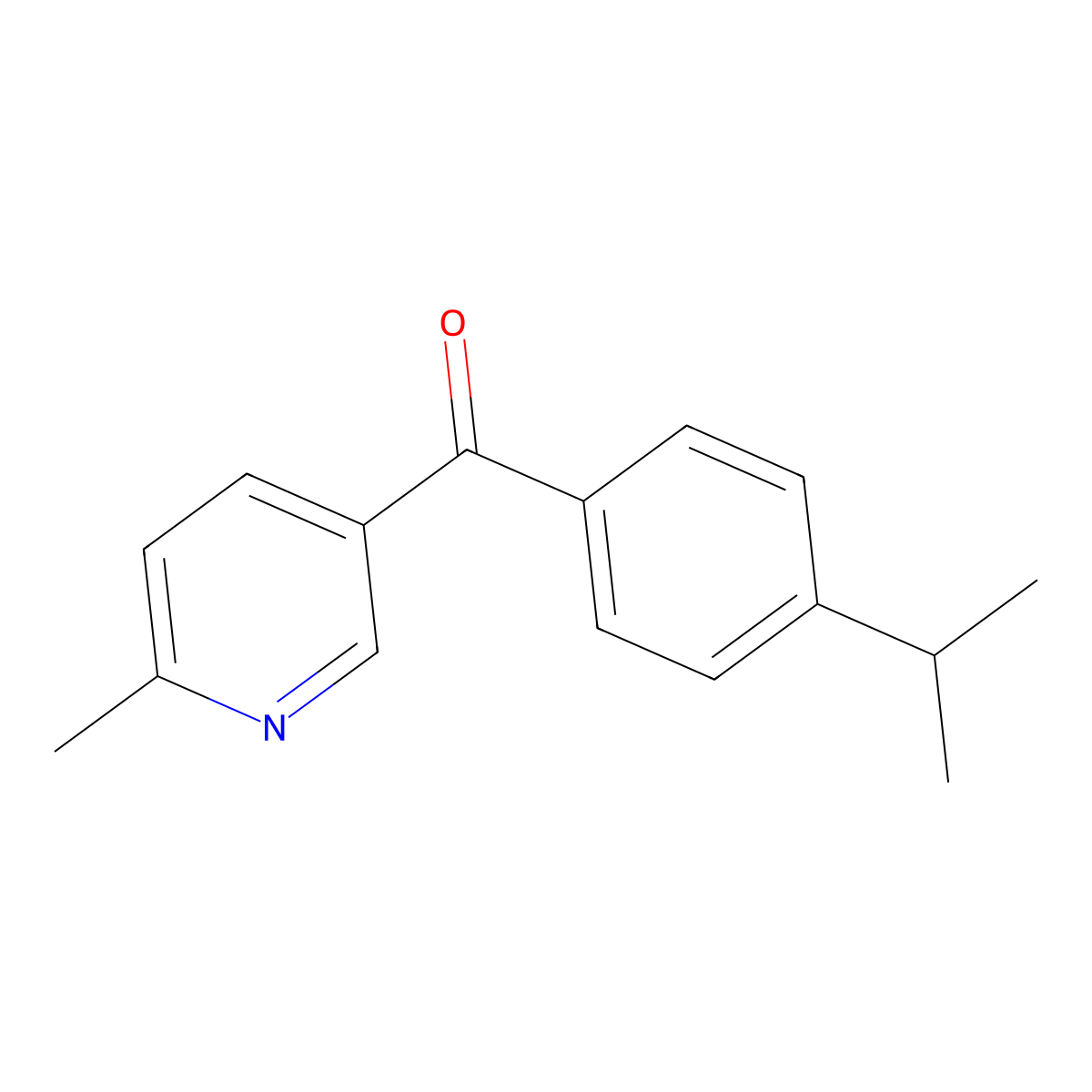 5-(4-Isopropylbenzoyl)-2-methylpyridine molecular structure, CAS 1187170-23-5