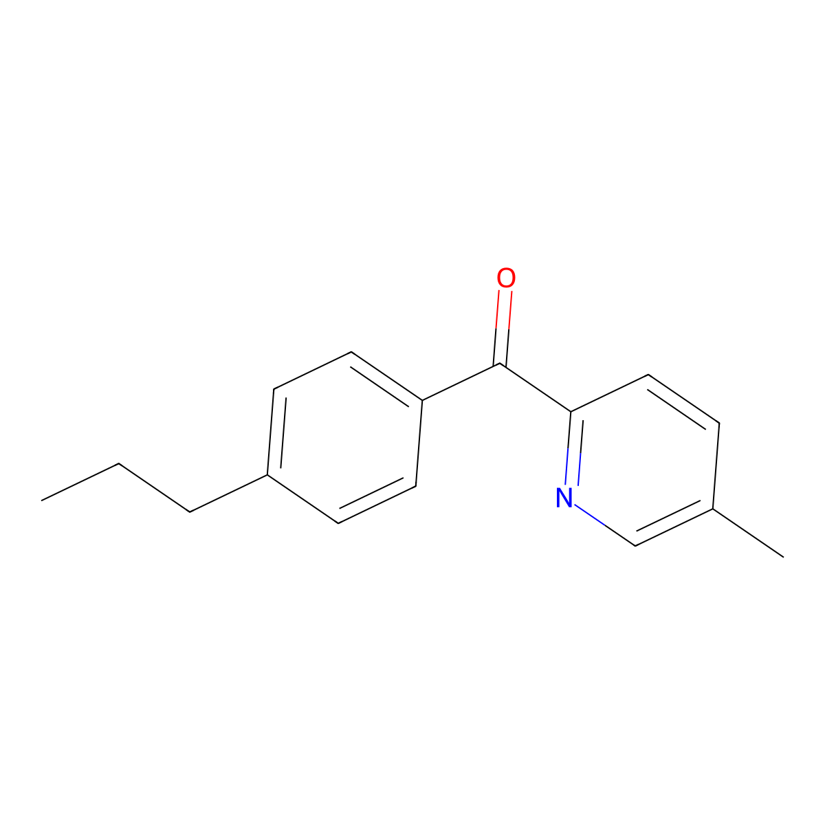 5-Methyl-2-(4-Propylbenzoyl)pyridine molecular structure, CAS 1187170-25-7