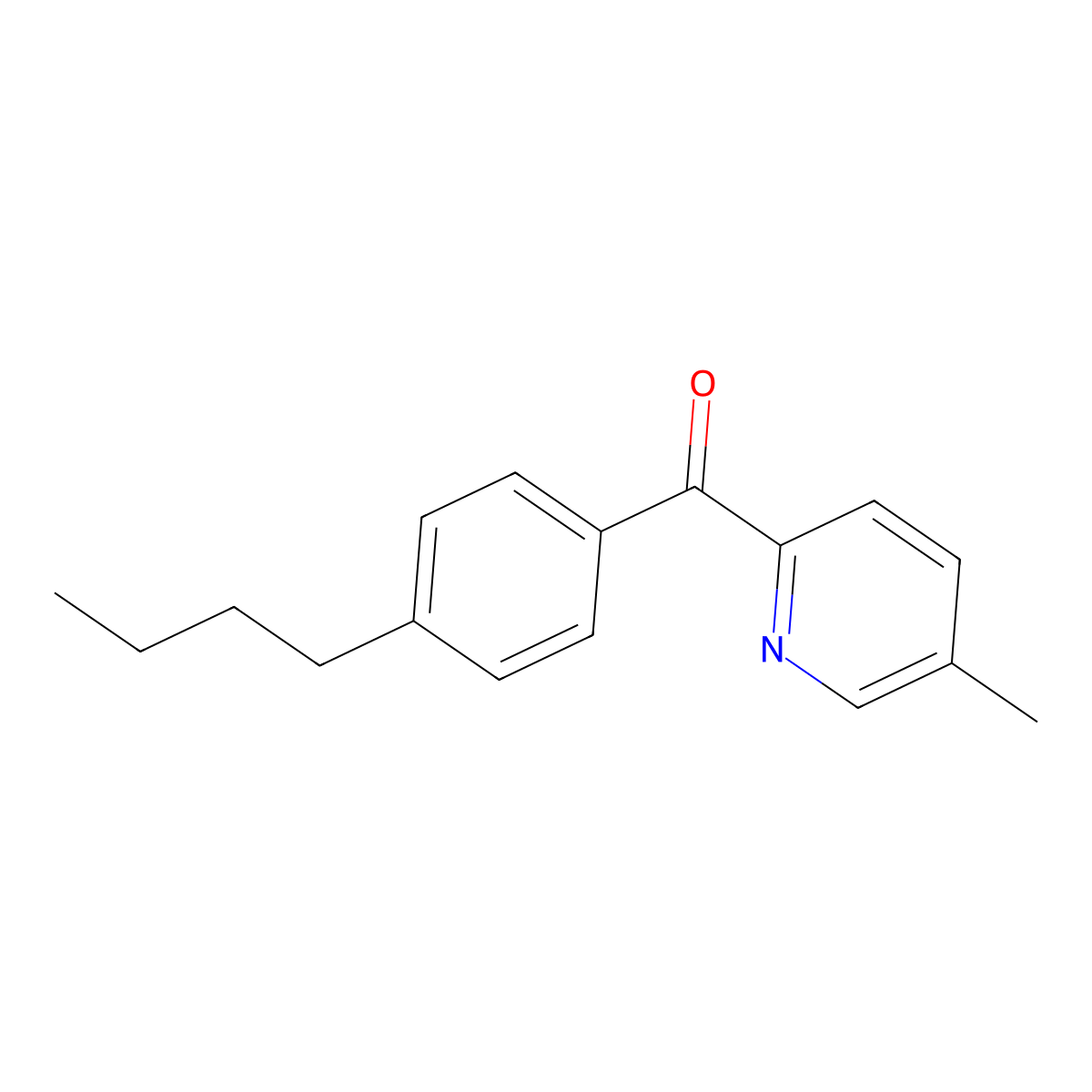 2-(4-Butylbenzoyl)-5-methylpyridine molecular structure, CAS 1187170-27-9