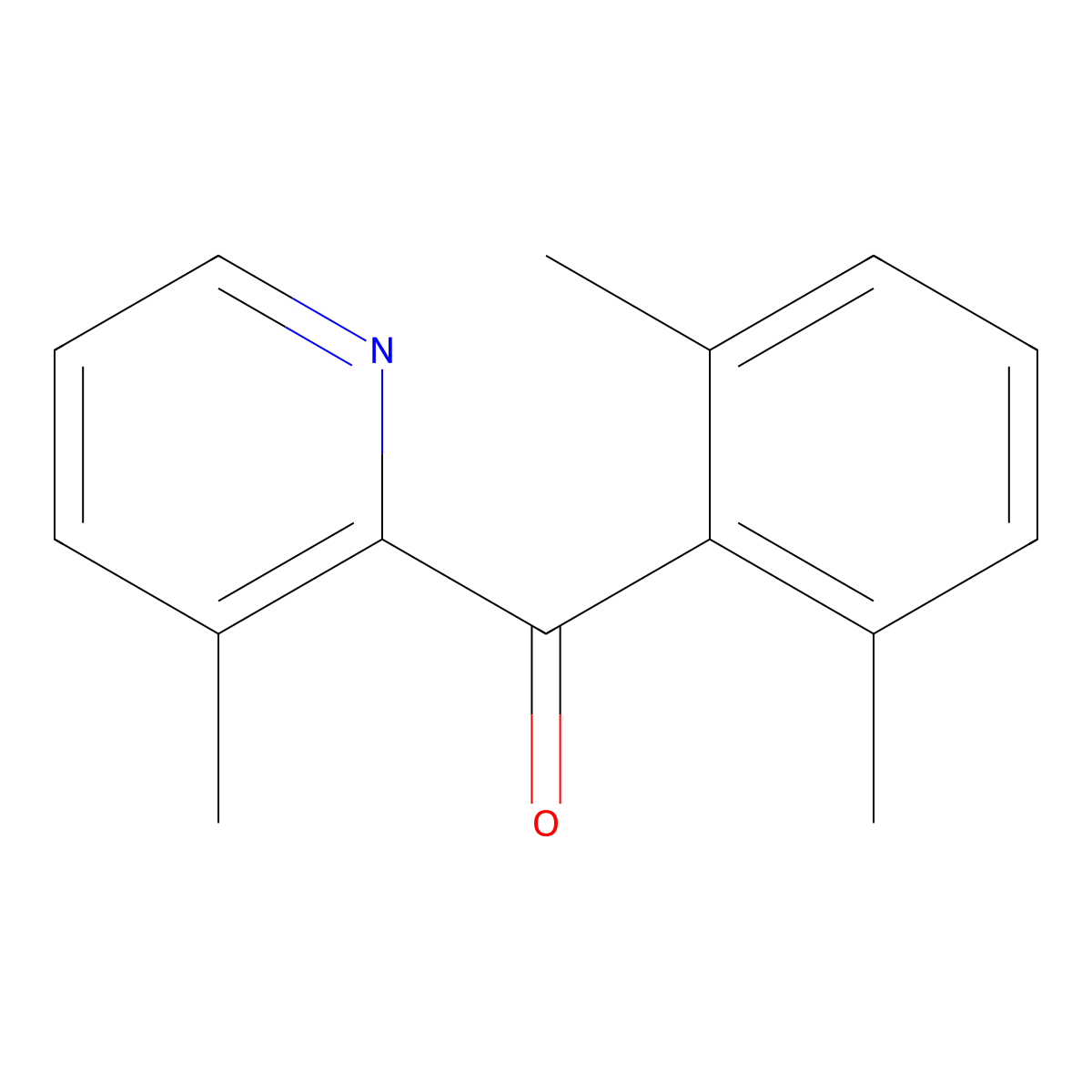 2-(2,6-Dimethylbenzoyl)-3-methylpyridine molecular structure, CAS 1187170-54-2