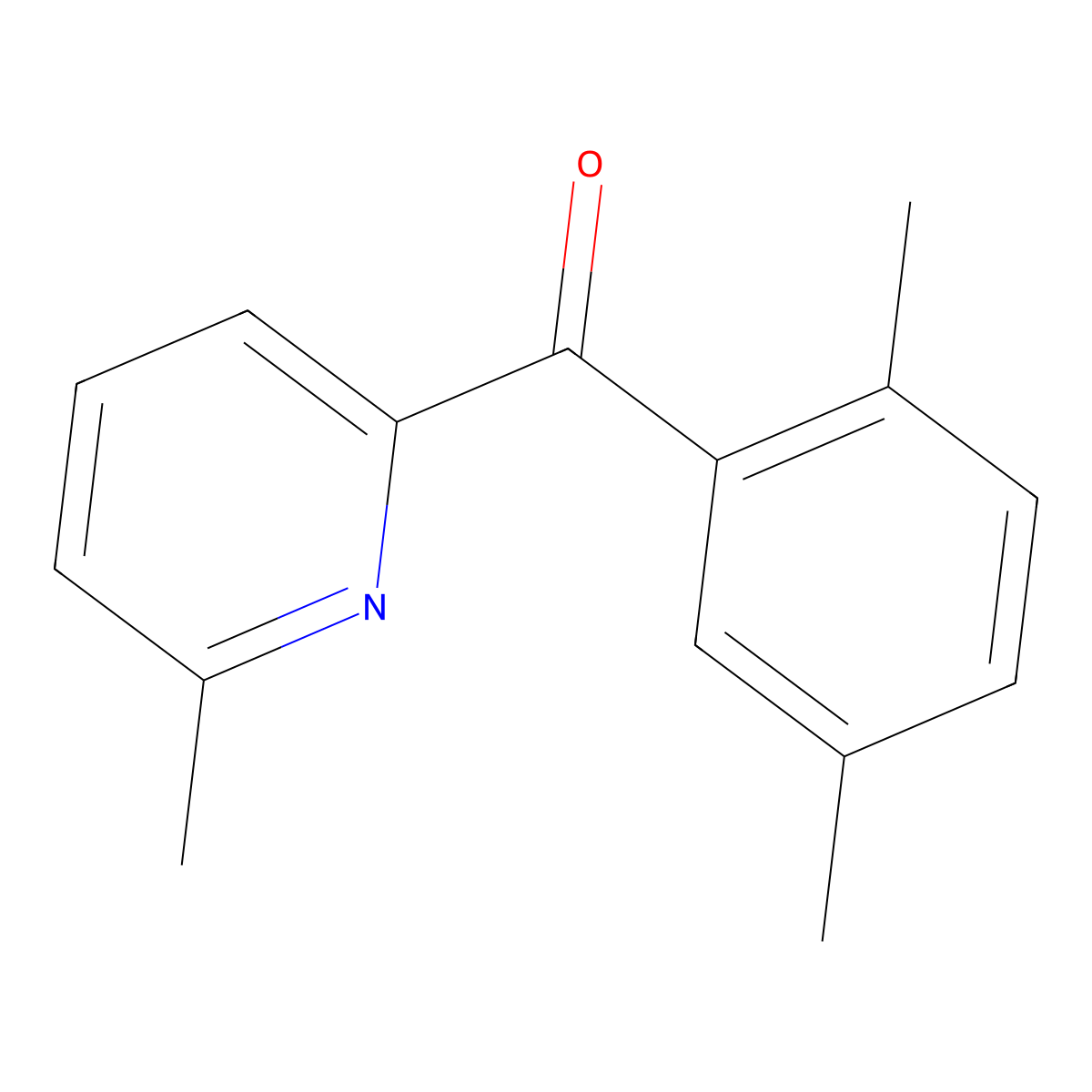2-(2,5-Dimethylbenzoyl)-6-methylpyridine molecular structure, CAS 1187170-64-4