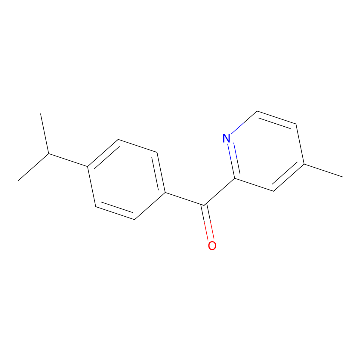 2-(4-Isopropylbenzoyl)-4-methylpyridine molecular structure, CAS 1187170-74-6