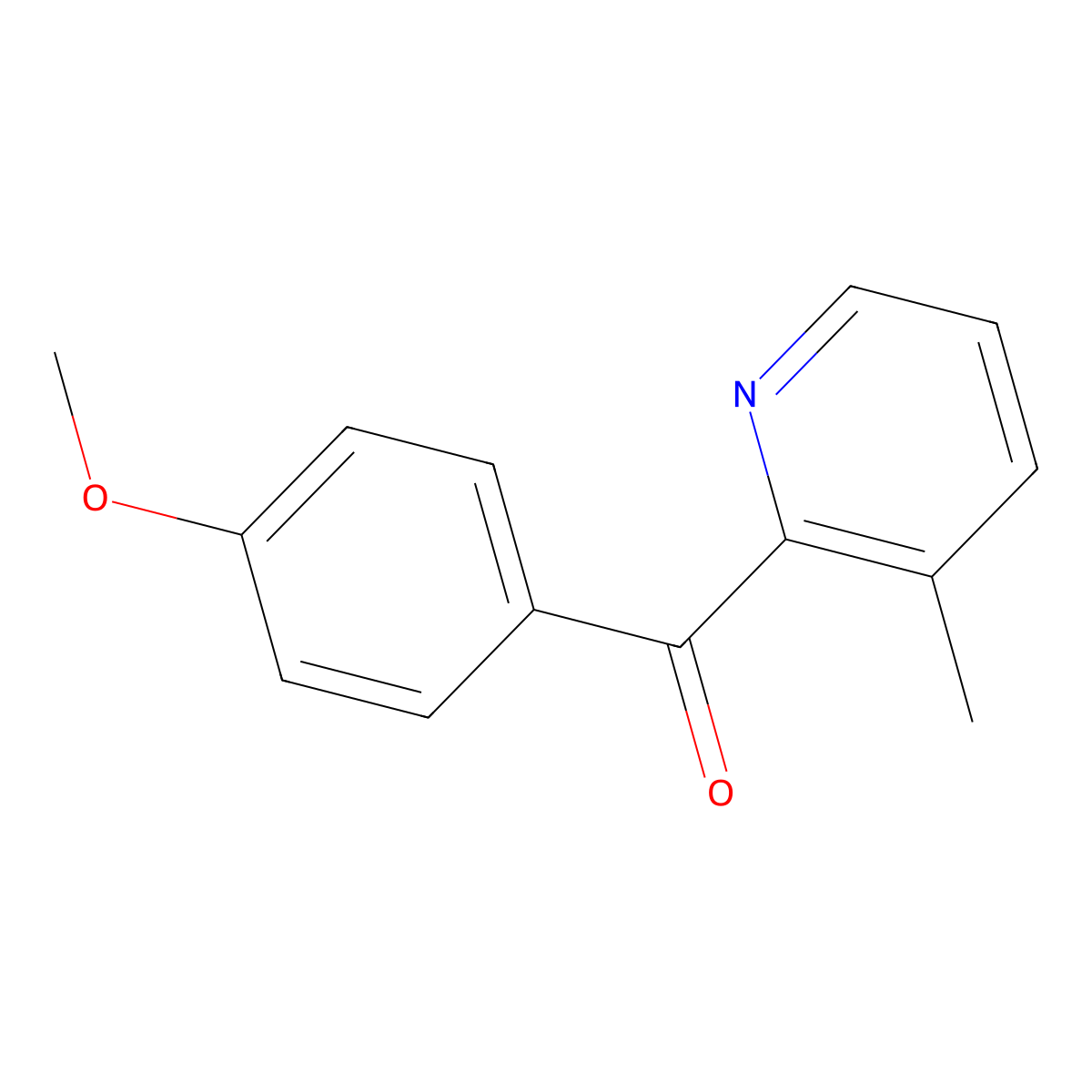 2-(4-Methoxybenzoyl)-3-methylpyridine molecular structure, CAS 1187170-82-6