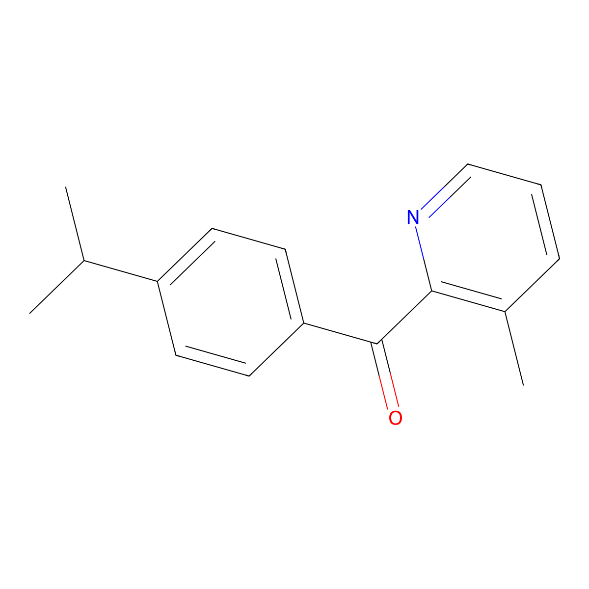 2-(4-Isopropylbenzoyl)-3-methylpyridine molecular structure, CAS 1187170-89-3