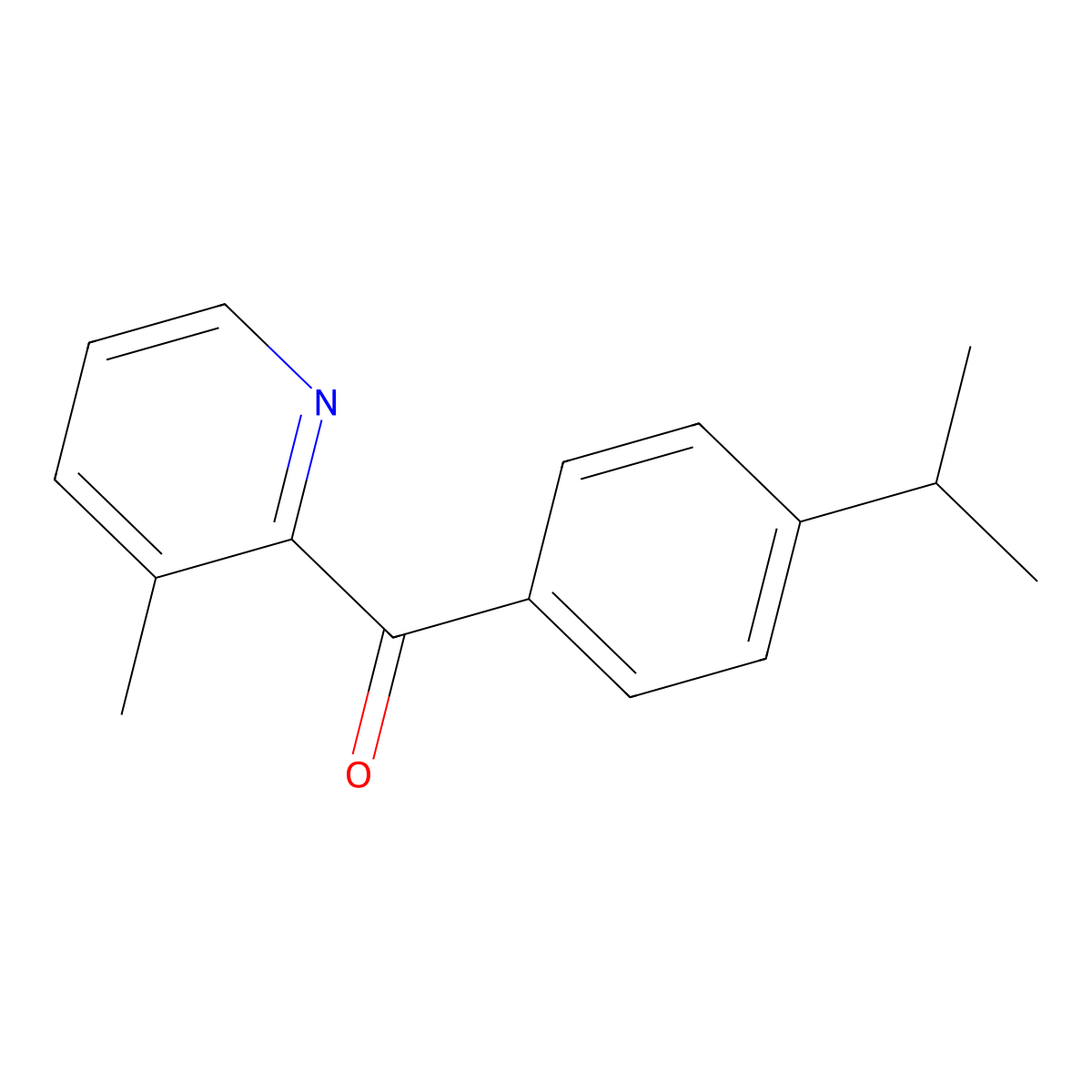 2-(4-Isopropylbenzoyl)-3-methylpyridine molecular structure, CAS 1187170-89-3
