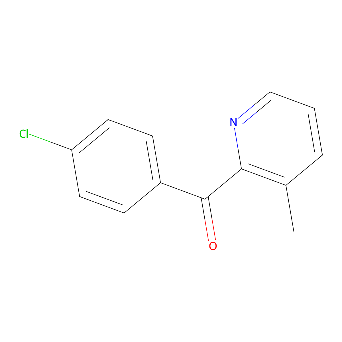 2-(4-Chlorobenzoyl)-3-methylpyridine molecular structure, CAS 1187171-09-0