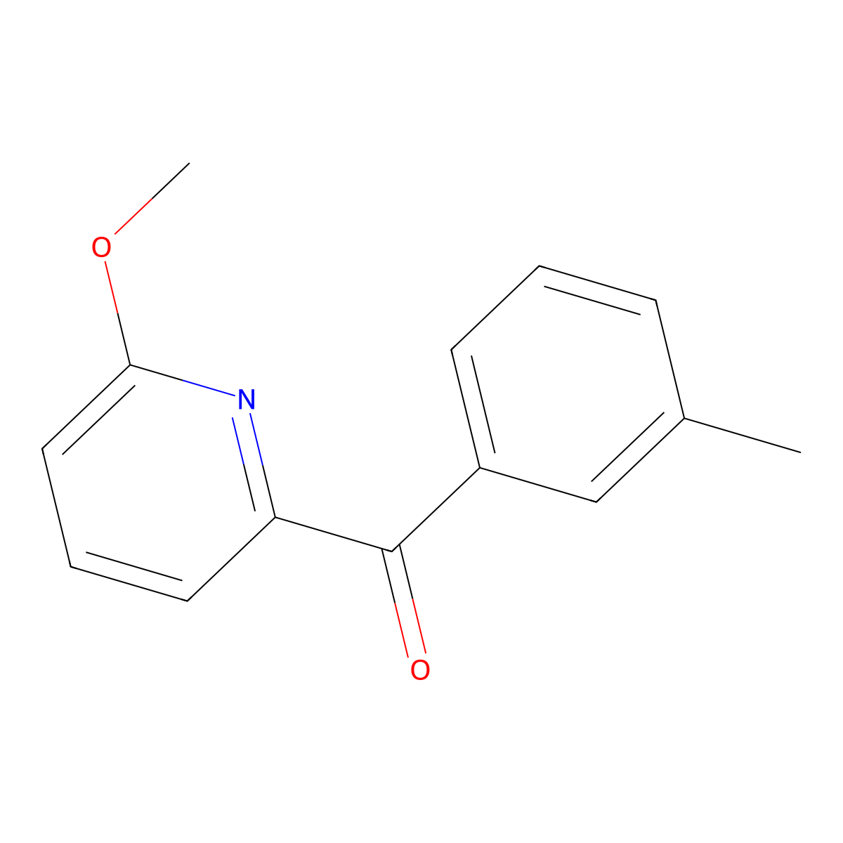 2-(3-Methylbenzoyl)-6-methoxypyridine molecular structure, CAS 1187171-23-8