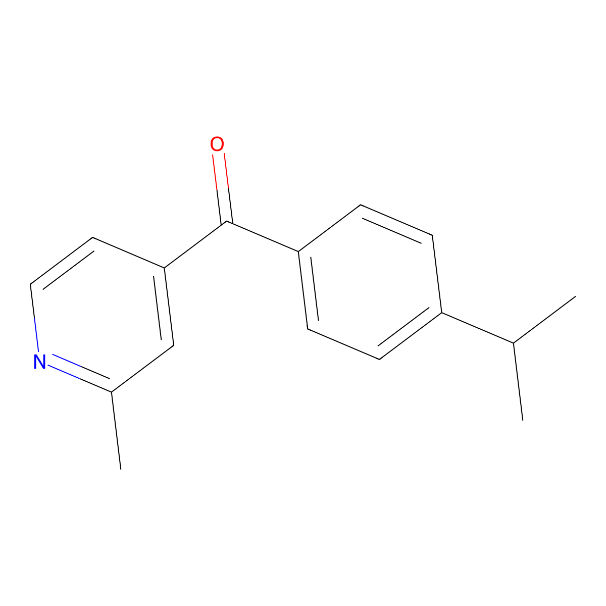 4-(4-Isopropylbenzoyl)-2-methylpyridine molecular structure, CAS 1187171-25-0
