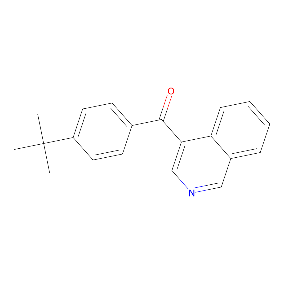 4-(4-tert-Butylbenzoyl)isoquinoline molecular structure, CAS 1187171-66-9