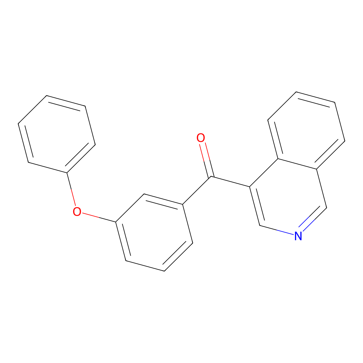 4-(3-Phenoxybenzoyl)isoquinoline molecular structure, CAS 1187171-72-7