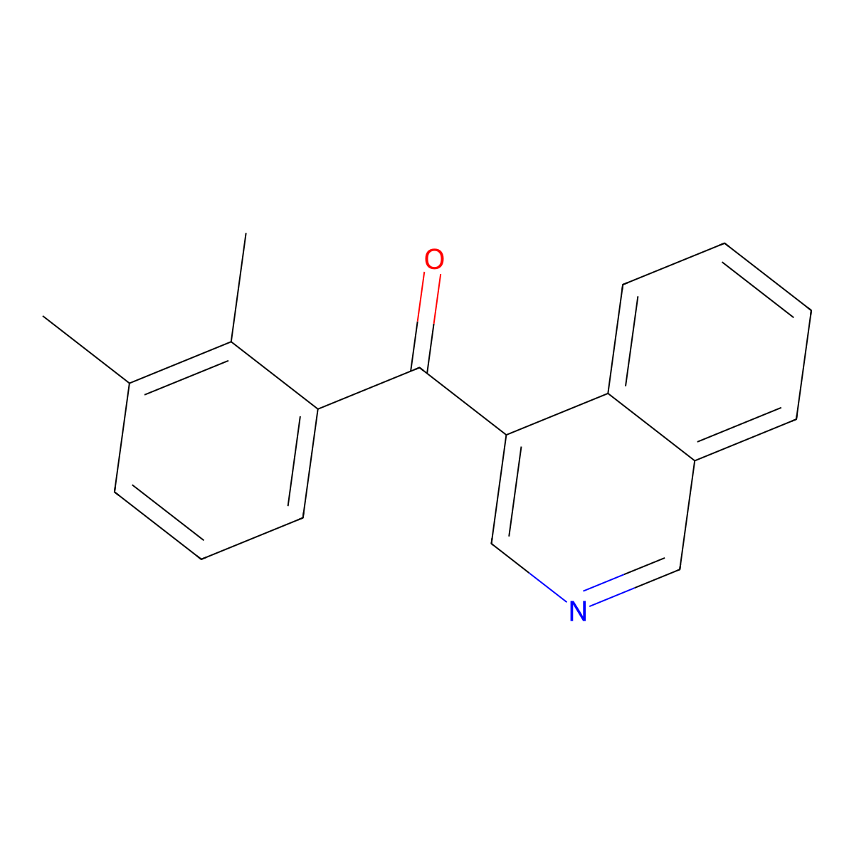 4-(2,3-Dimethylbenzoyl)isoquinoline molecular structure, CAS 1187171-82-9