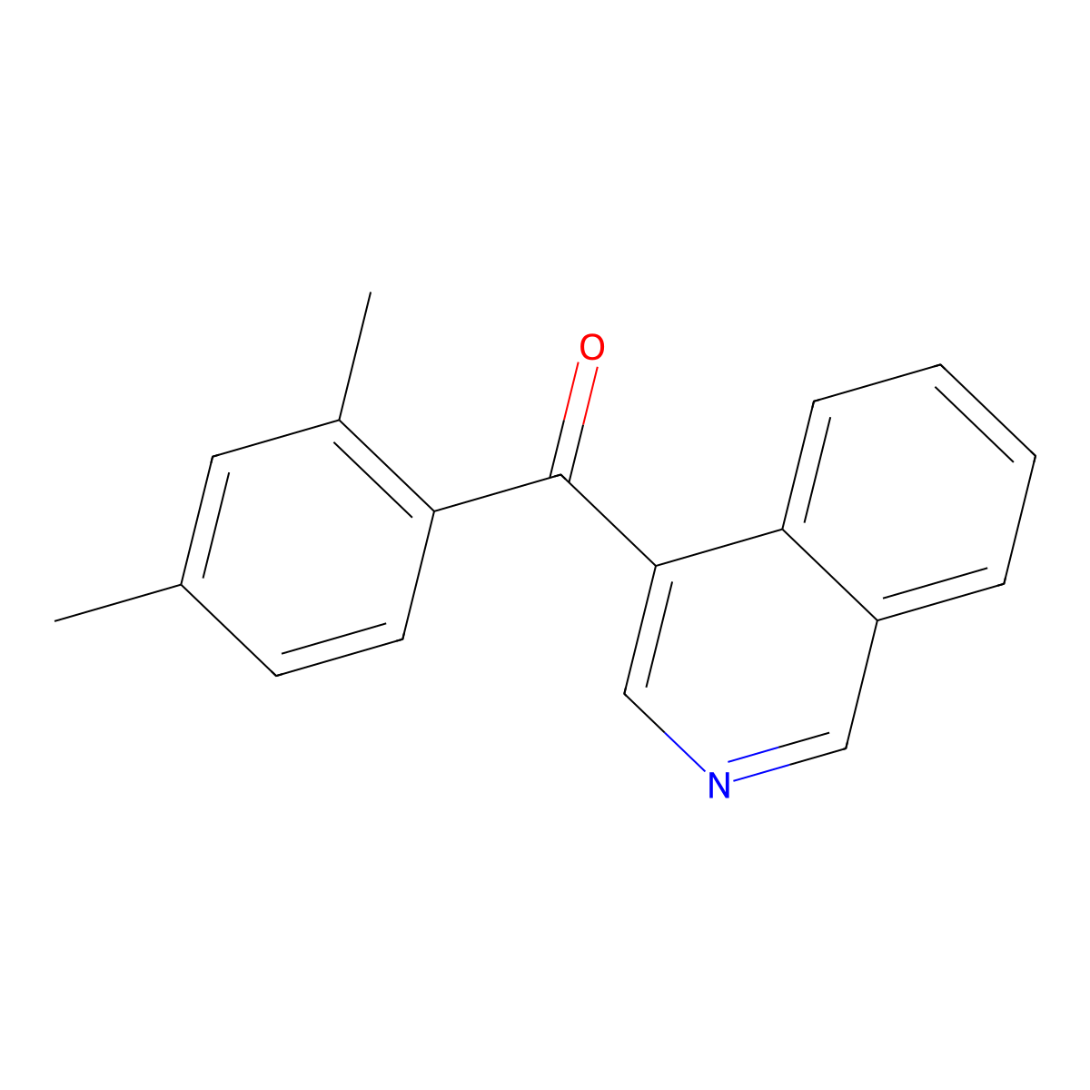 4-(2,4-Dimethylbenzoyl)isoquinoline molecular structure, CAS 1187171-84-1