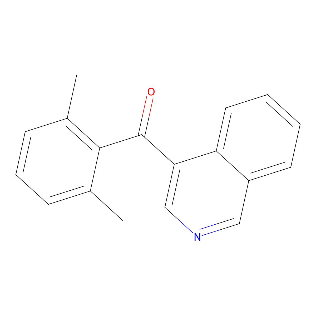4-(2,6-Dimethylbenzoyl)isoquinoline molecular structure, CAS 1187171-86-3