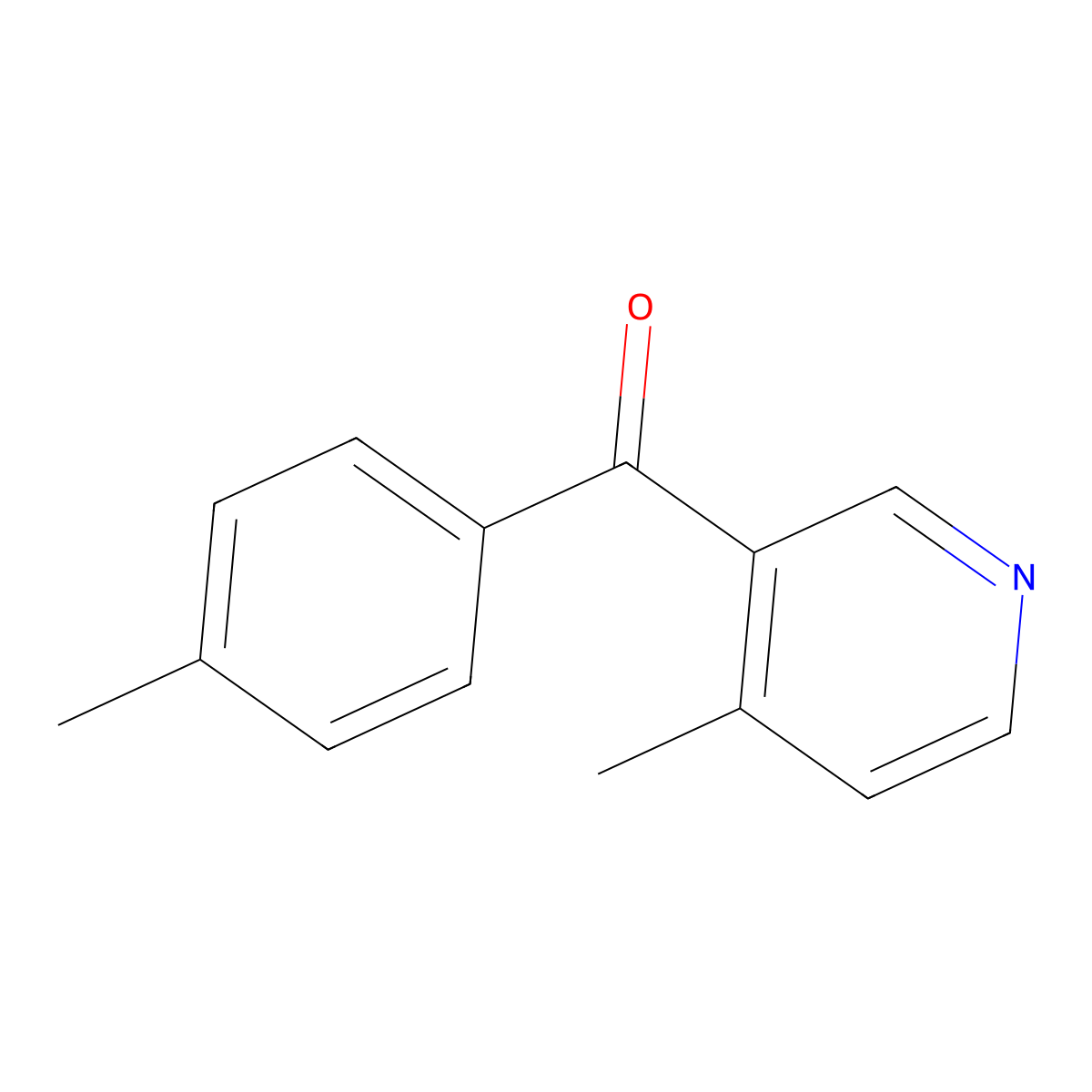 3-(4-Methylbenzoyl)-4-methylpyridine molecular structure, CAS 1187171-89-6
