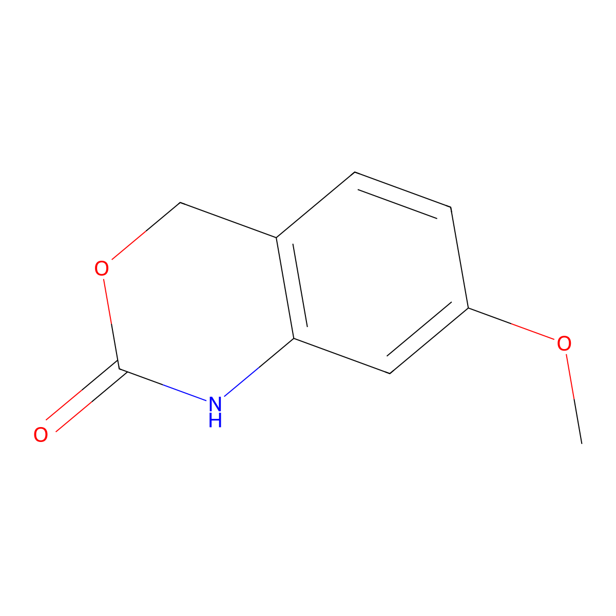 7-methoxy-1H-benzo[d][1,3]oxazin-2(4H)-one molecular structure, CAS 1187195-69-2