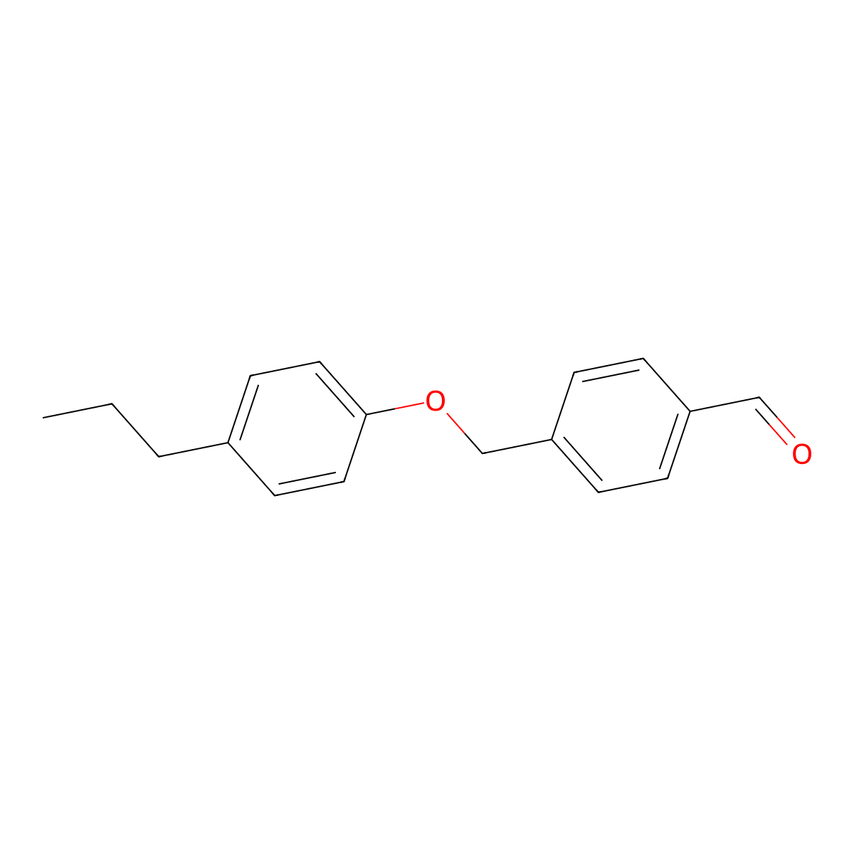 4-(4-Propylphenoxymethyl)benzaldehyde molecular structure, CAS 1187212-40-3