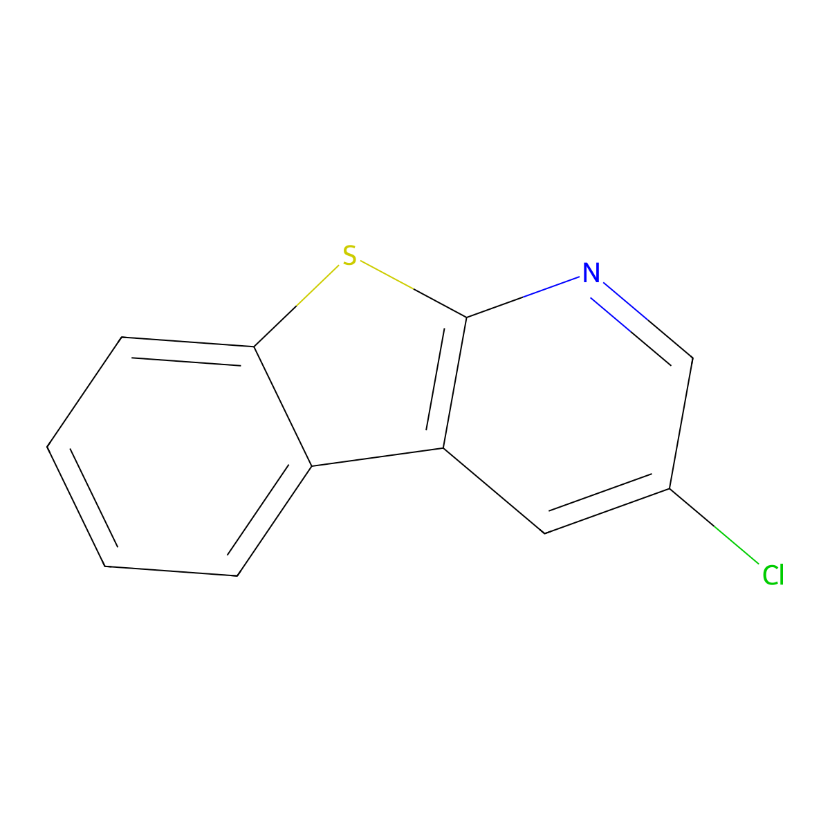 3-ChloroBenzo[4,5]thieno[2,3-b]pyridine molecular structure, CAS 118726-30-0