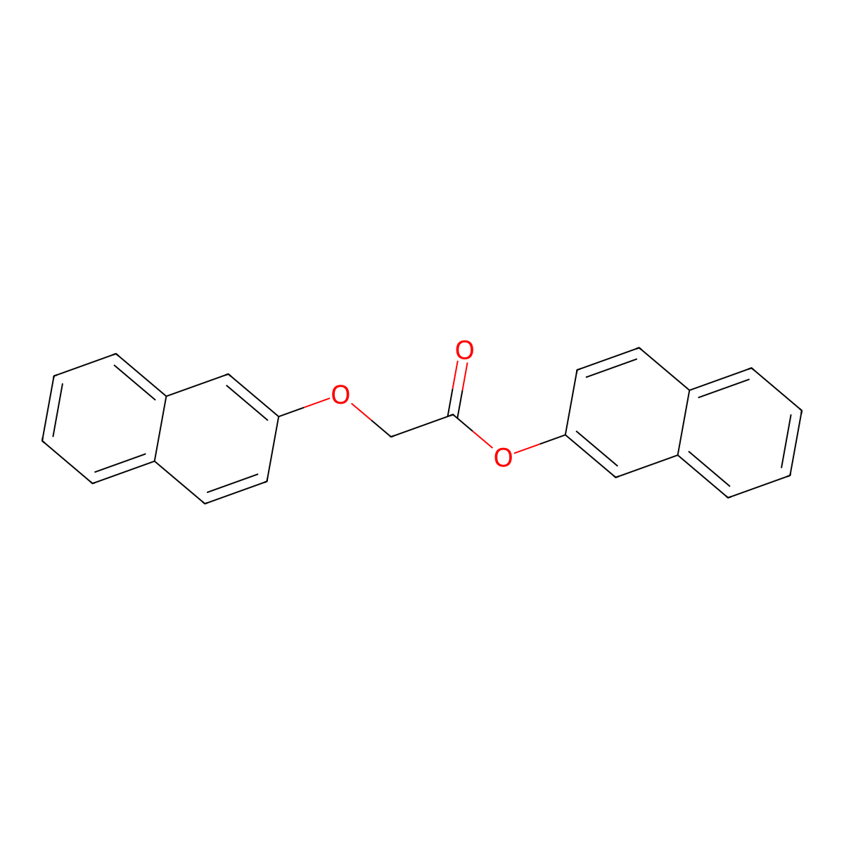 2-Naphthyl (2-naphthyloxy)acetate molecular structure, CAS 118734-28-4