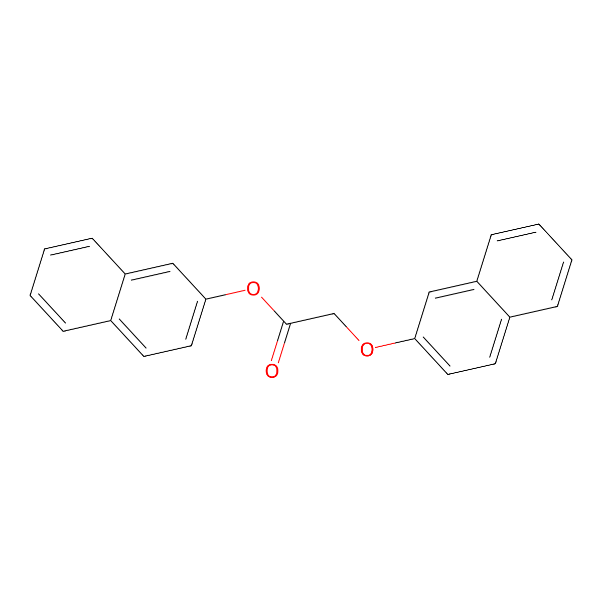2-Naphthyl (2-naphthyloxy)acetate molecular structure, CAS 118734-28-4