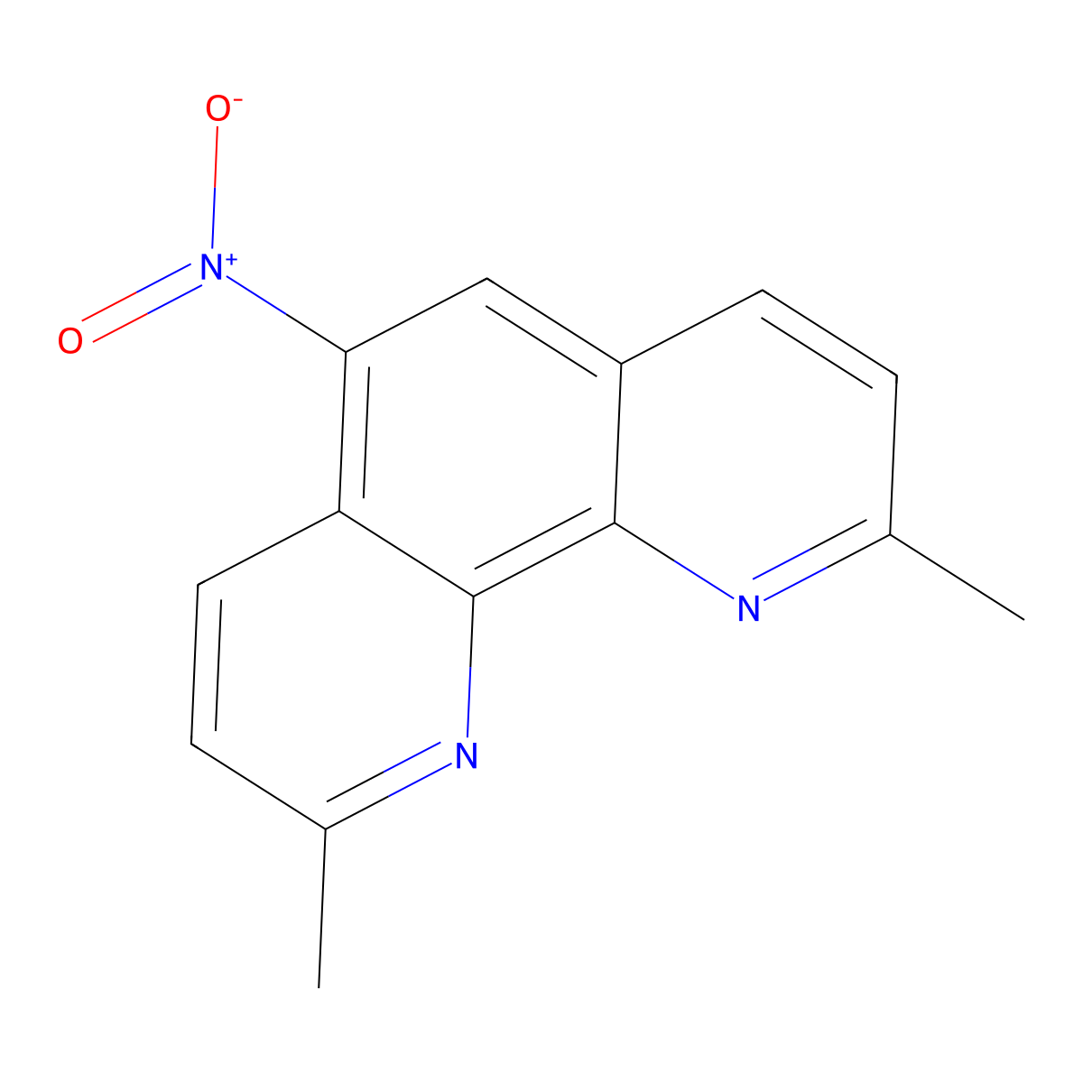 2,9-Dimethyl-5-nitro-1,10-phenanthroline molecular structure, CAS 118752-27-5