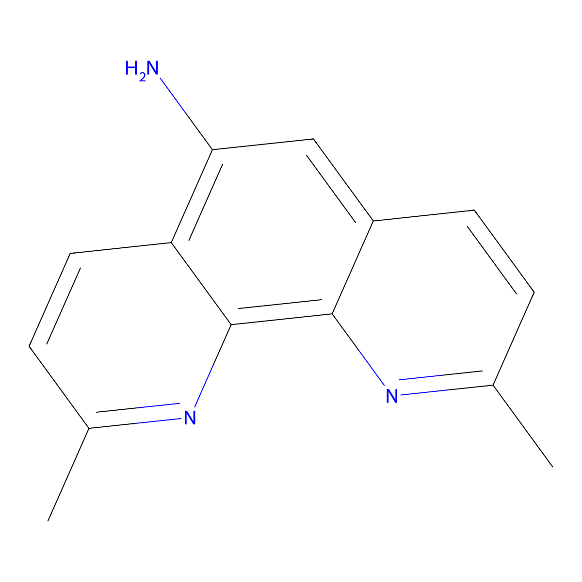 5-Amino-2,9-Dimethyl-1,10-Phenanthroline molecular structure, CAS 118752-28-6