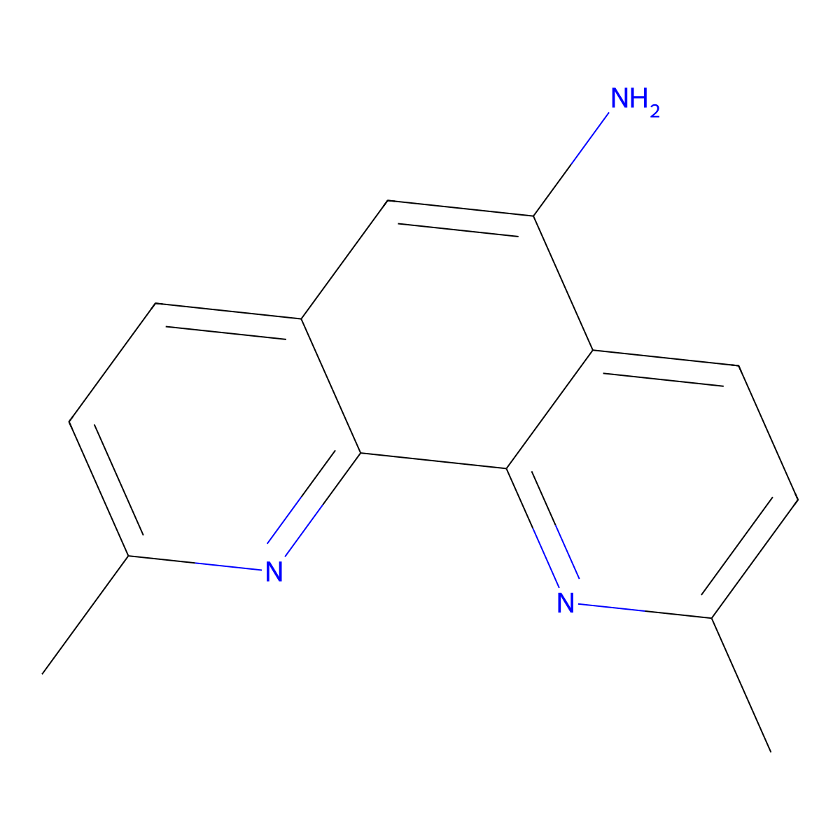 5-Amino-2,9-Dimethyl-1,10-Phenanthroline molecular structure, CAS 118752-28-6