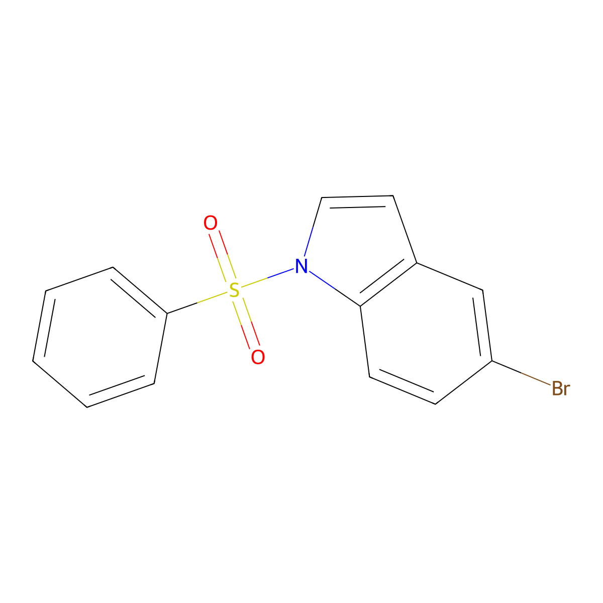 1-(Benzenesulfonyl)-5-bromo-1H-indole molecular structure, CAS 118757-11-2