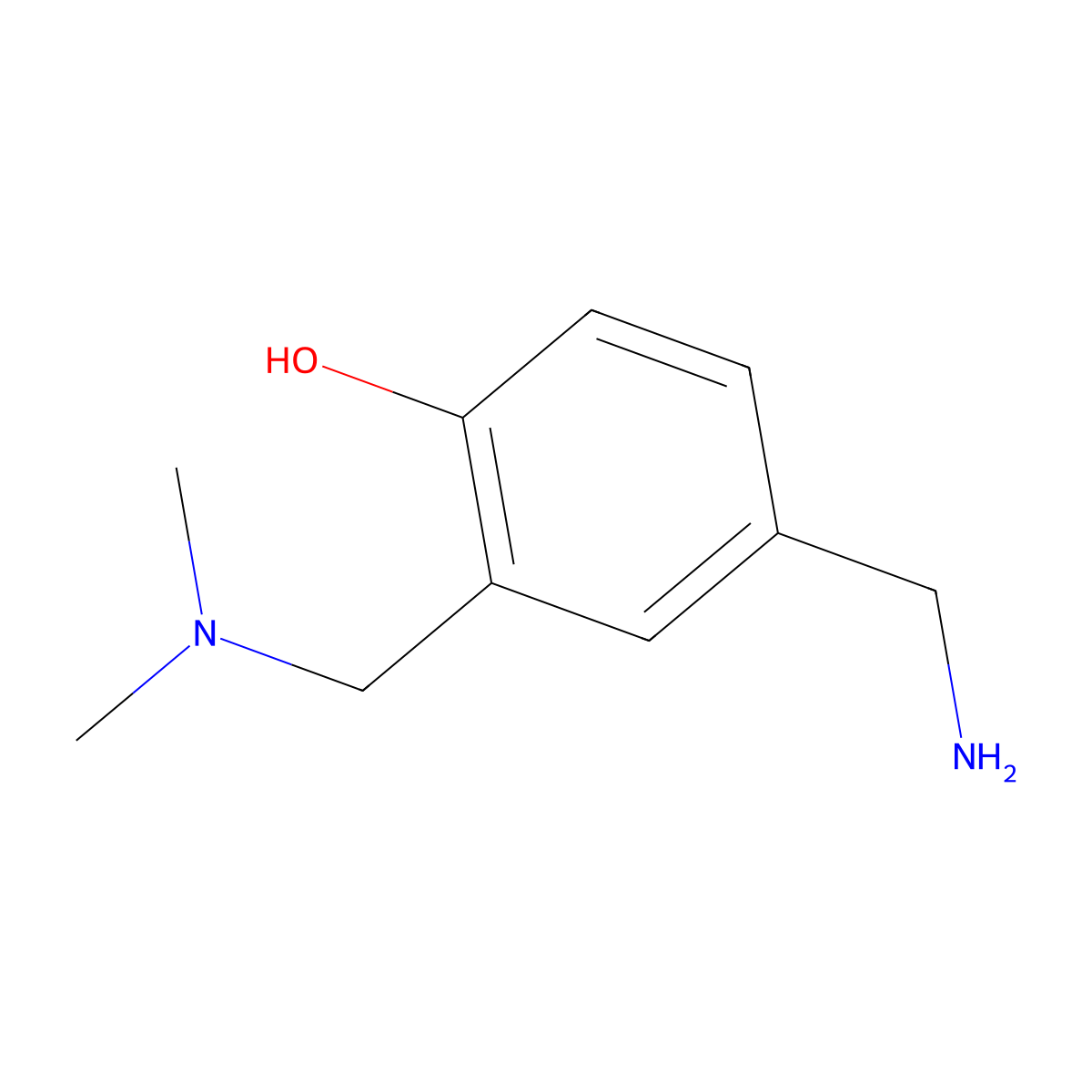 4-(Aminomethyl)-2-[(dimethylamino)methyl]phenol molecular structure, CAS 1187583-51-2