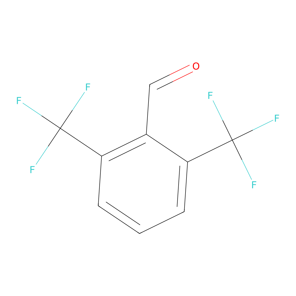 2,6-Bis(trifluoromethyl)benzaldehyde molecular structure, CAS 118762-55-3