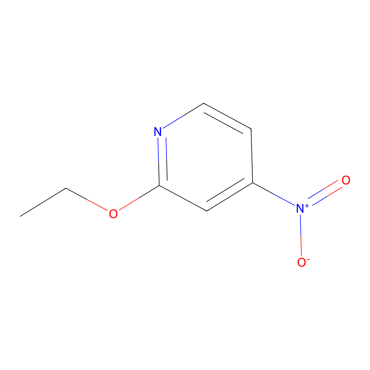 2-Ethoxy-4-nitropyridine molecular structure, CAS 1187732-70-2
