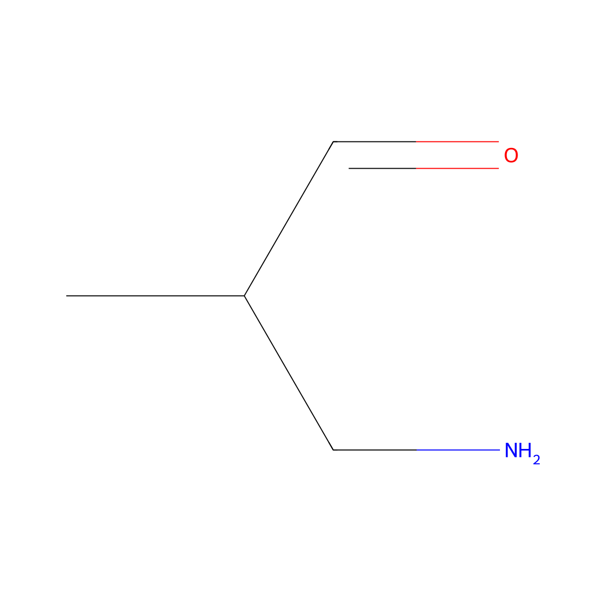 3-Amino-2-methylpropanal molecular structure, CAS 1187892-13-2
