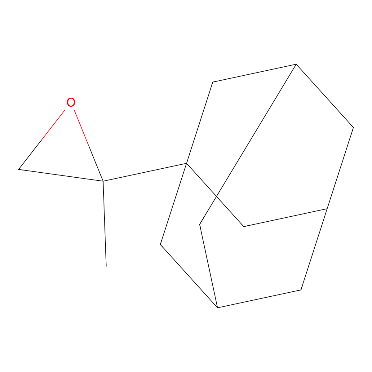 2-(Adamantan-1-yl)-2-methyloxirane molecular structure, CAS 118790-49-1