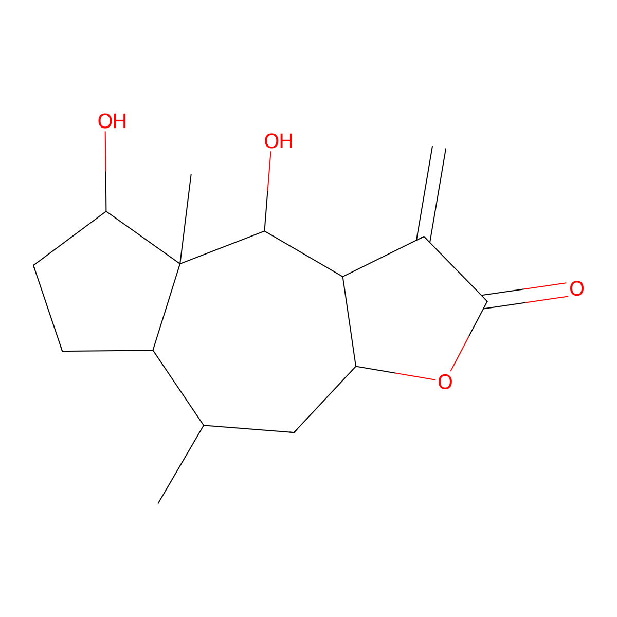 Carabrolactone B molecular structure, CAS 1187925-31-0