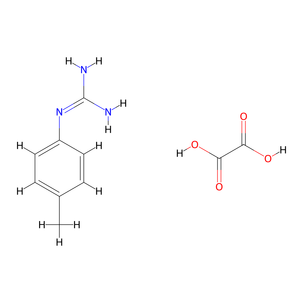 N-p-Tolyl-guanidine oxalate molecular structure, CAS 1187927-45-2