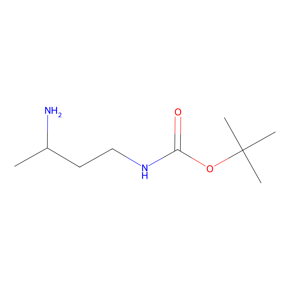(S)-1-Boc-amino-butyl-3-amine molecular structure, CAS 1187927-48-5