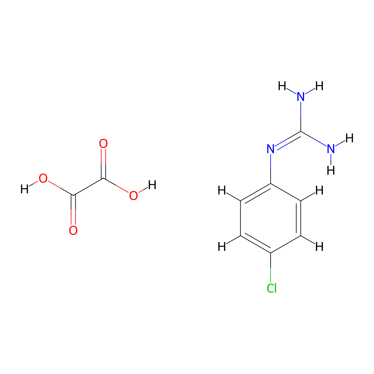 N-(4-Chloro-phenyl)-guanidine oxalate molecular structure, CAS 1187927-61-2