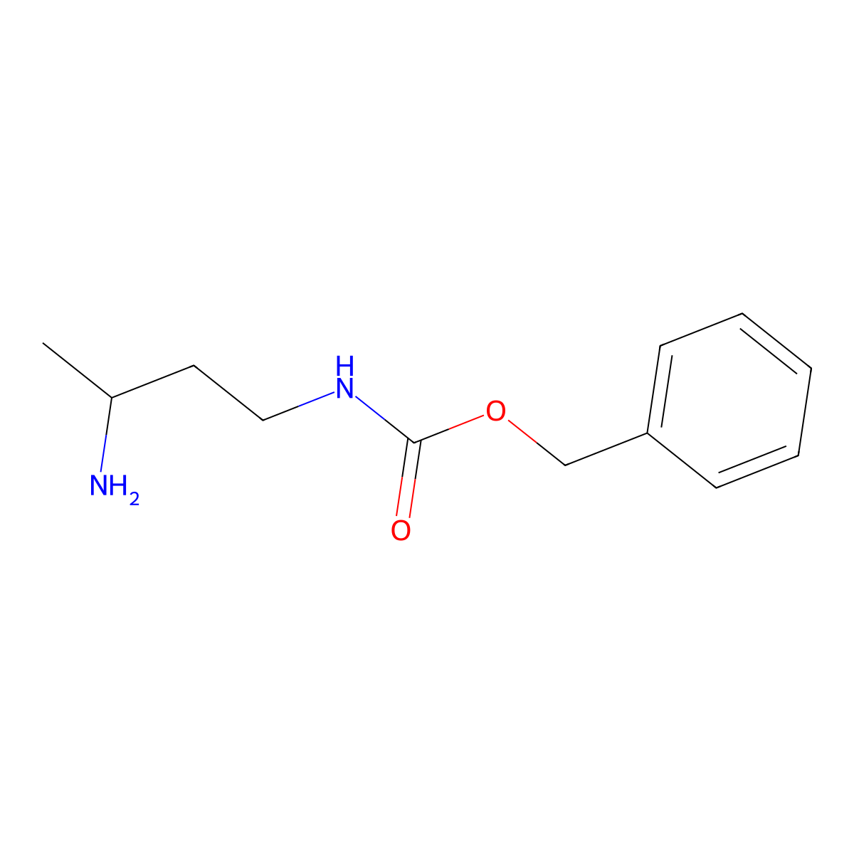 (R)-1-Cbz-amino-butyl-3-amine molecular structure, CAS 1187927-77-0