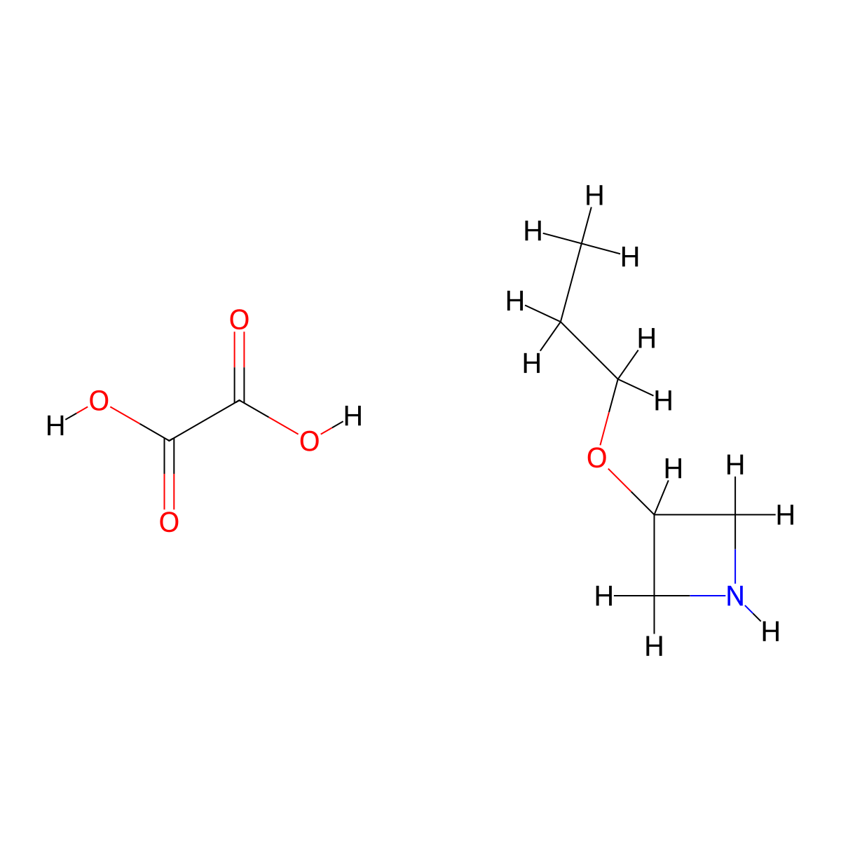 3-Propoxy-azetidine oxalate molecular structure, CAS 1187928-96-6