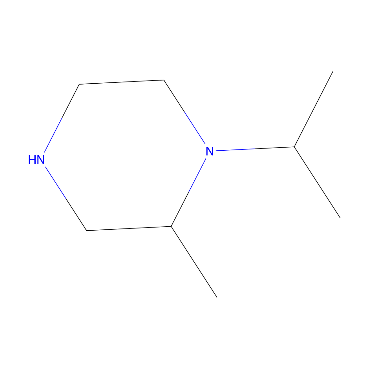 (R)-1-Isopropyl-2-methyl-piperazine molecular structure, CAS 1187929-51-6