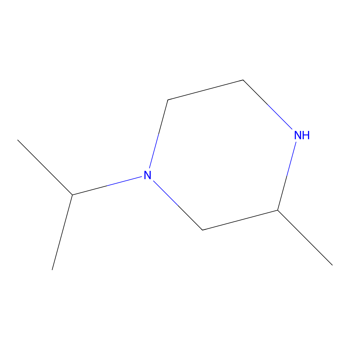 (S)-1-Isopropyl-3-methyl-piperazine molecular structure, CAS 1187929-58-3