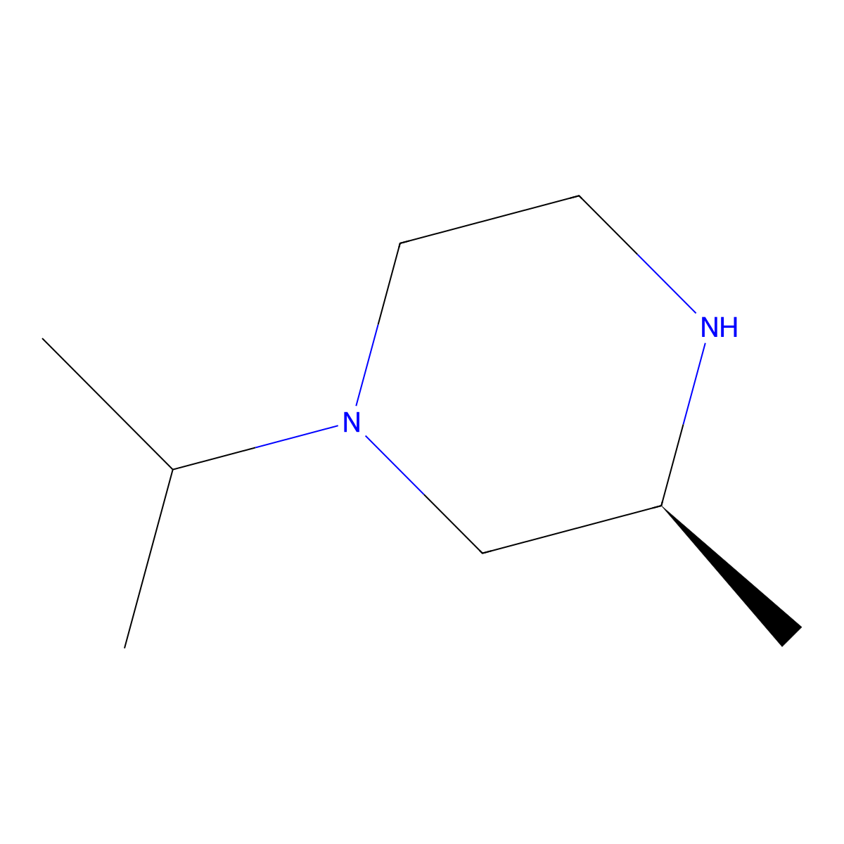(S)-1-Isopropyl-3-methyl-piperazine molecular structure, CAS 1187929-58-3
