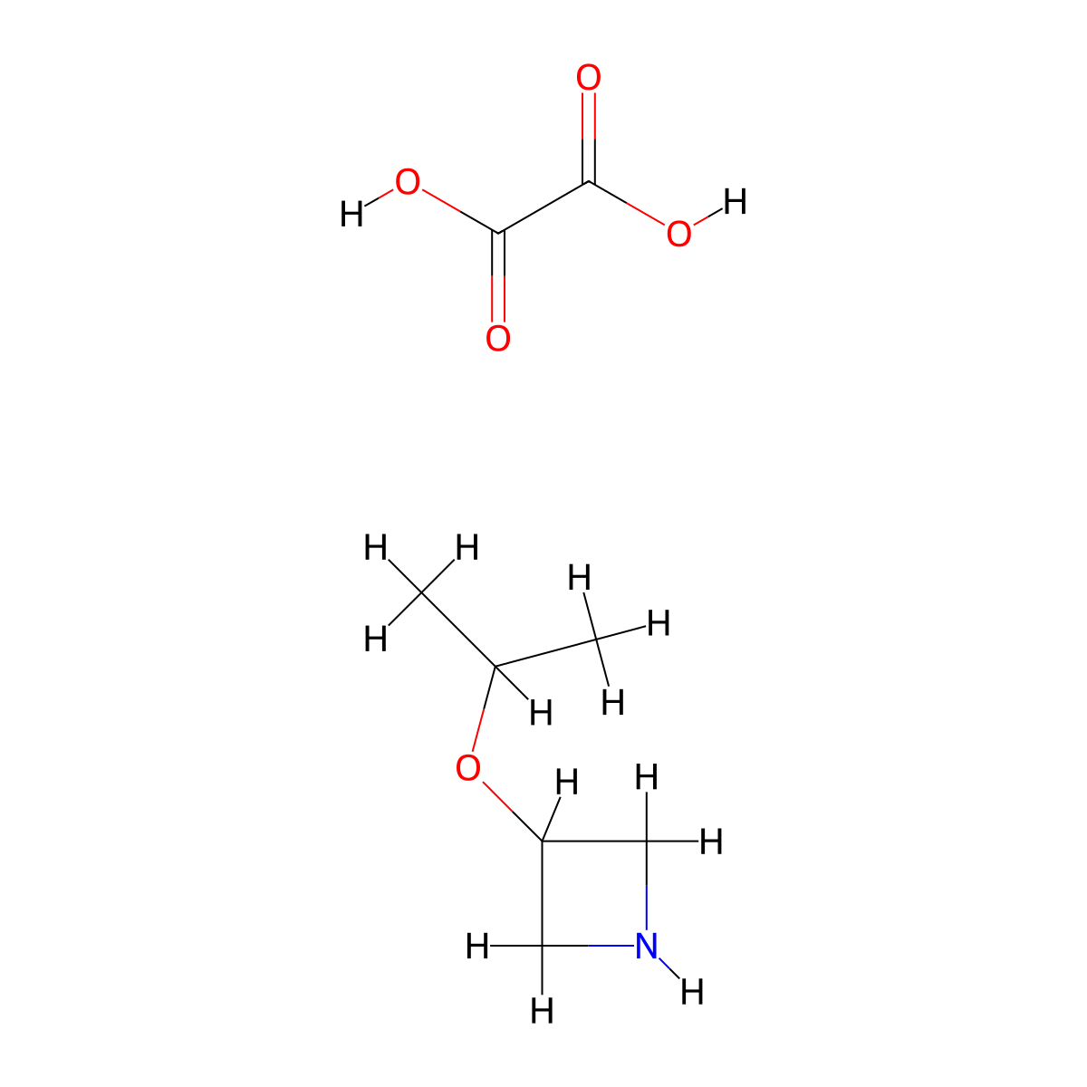 3-Isopropoxy-azetidine oxalate molecular structure, CAS 1187929-85-6