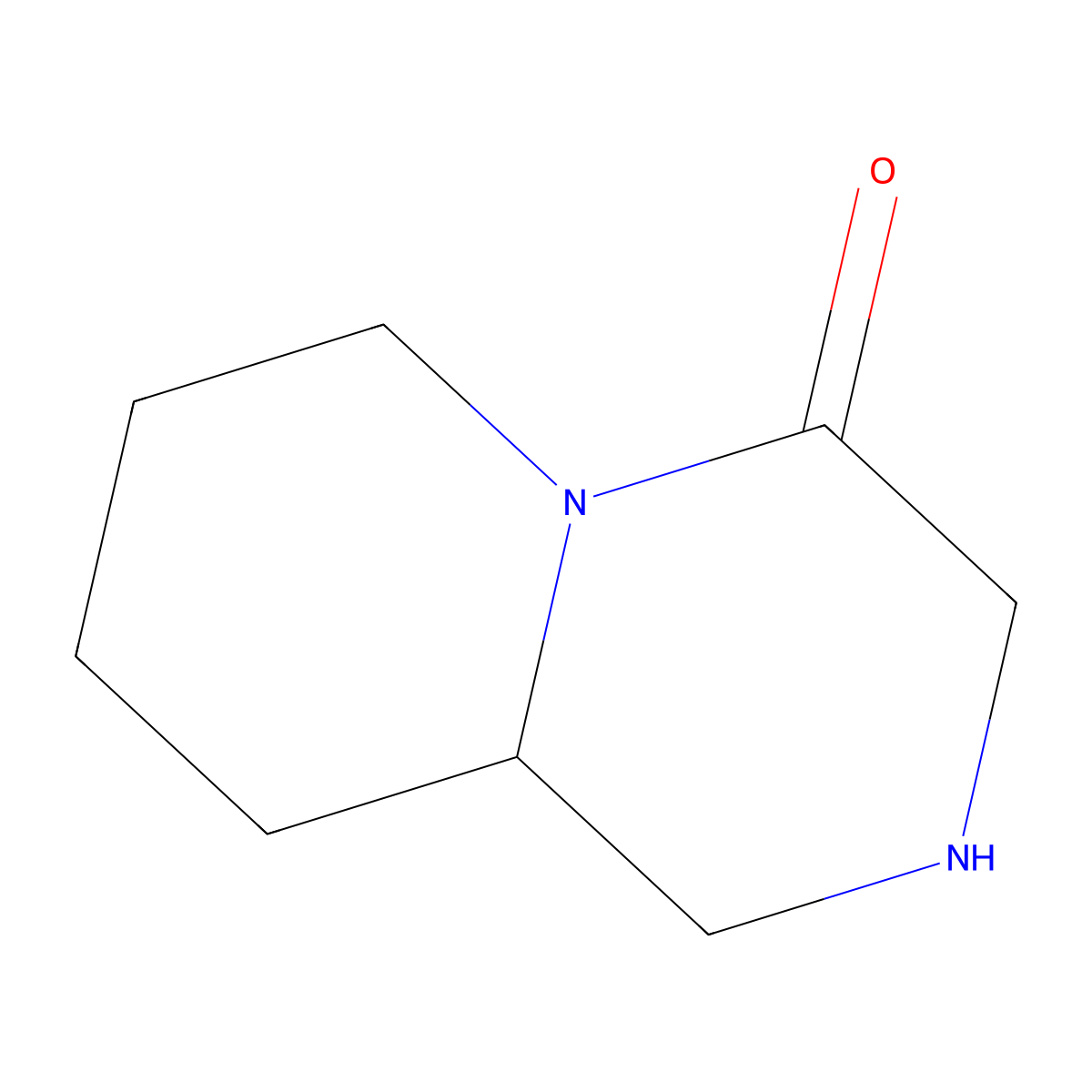 (R)-Octahydro-pyrido[1,2-a]pyrazin-4-one molecular structure, CAS 1187929-90-3