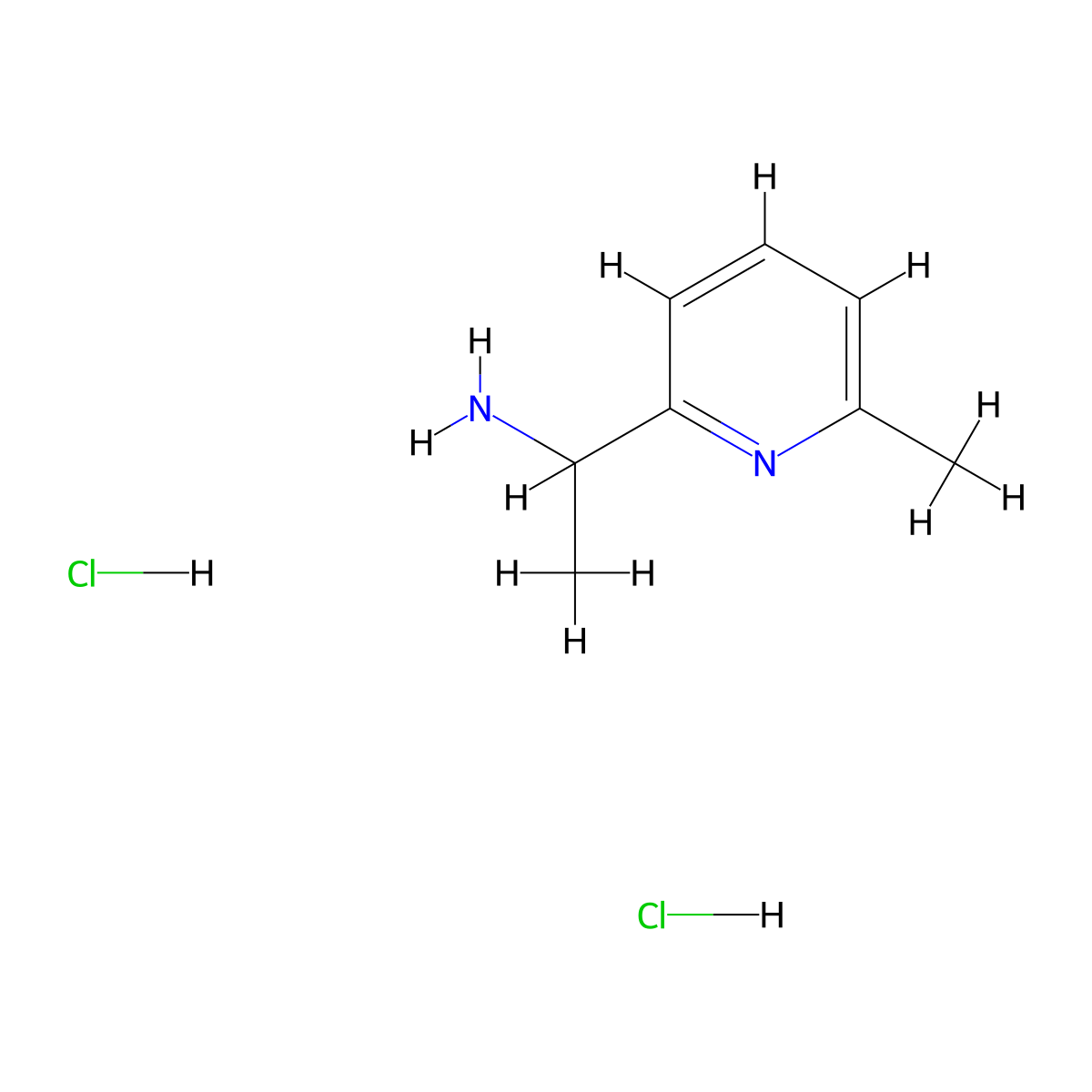 1-(6-Methyl-pyridin-2-YL)-ethylamine dihydrochloride molecular structure, CAS 1187930-38-6