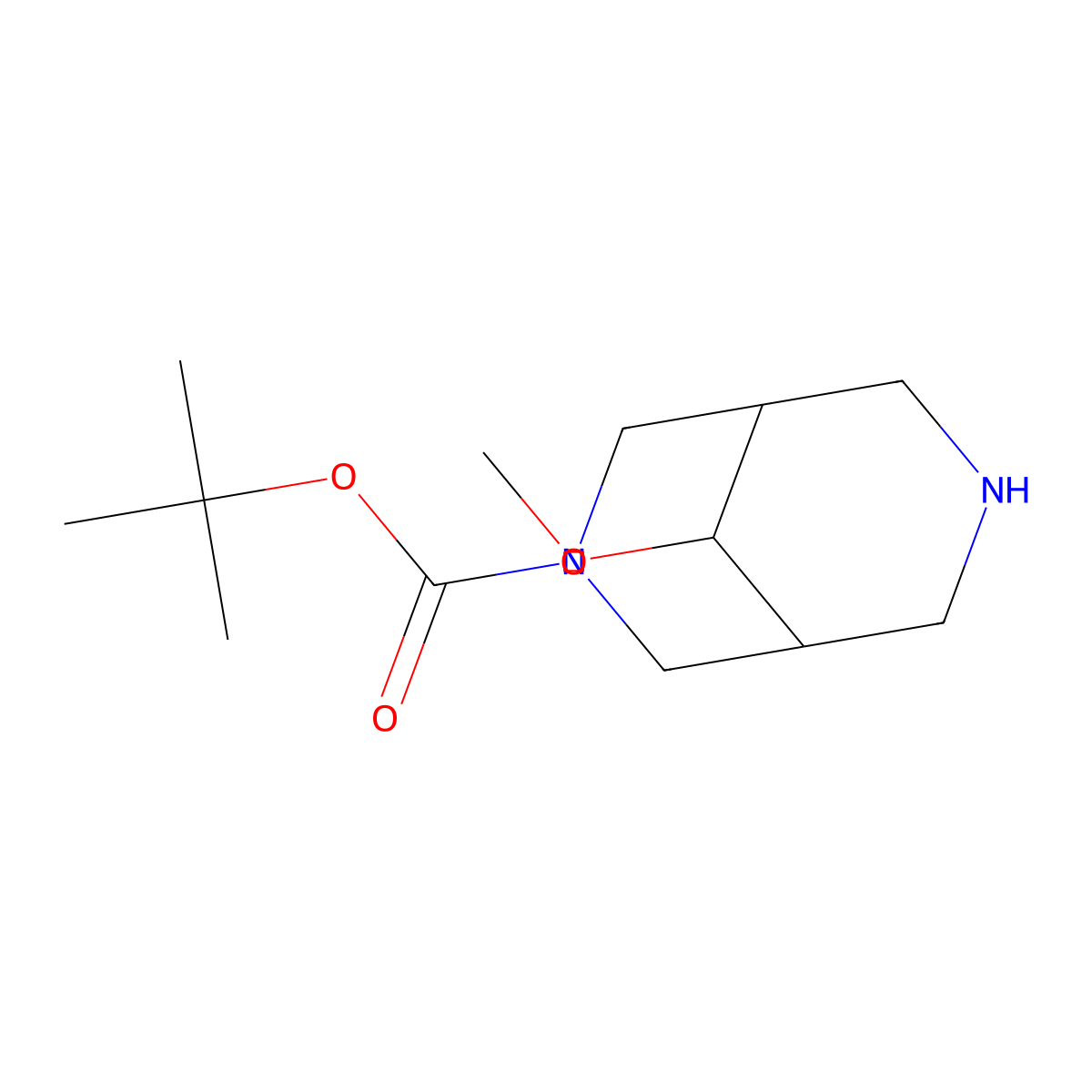 9-Methoxy-3,7-diaza-bicyclo[3.3.1]nonane-3-carboxylic acid tert-butyl ester molecular structure, CAS 1187930-81-9