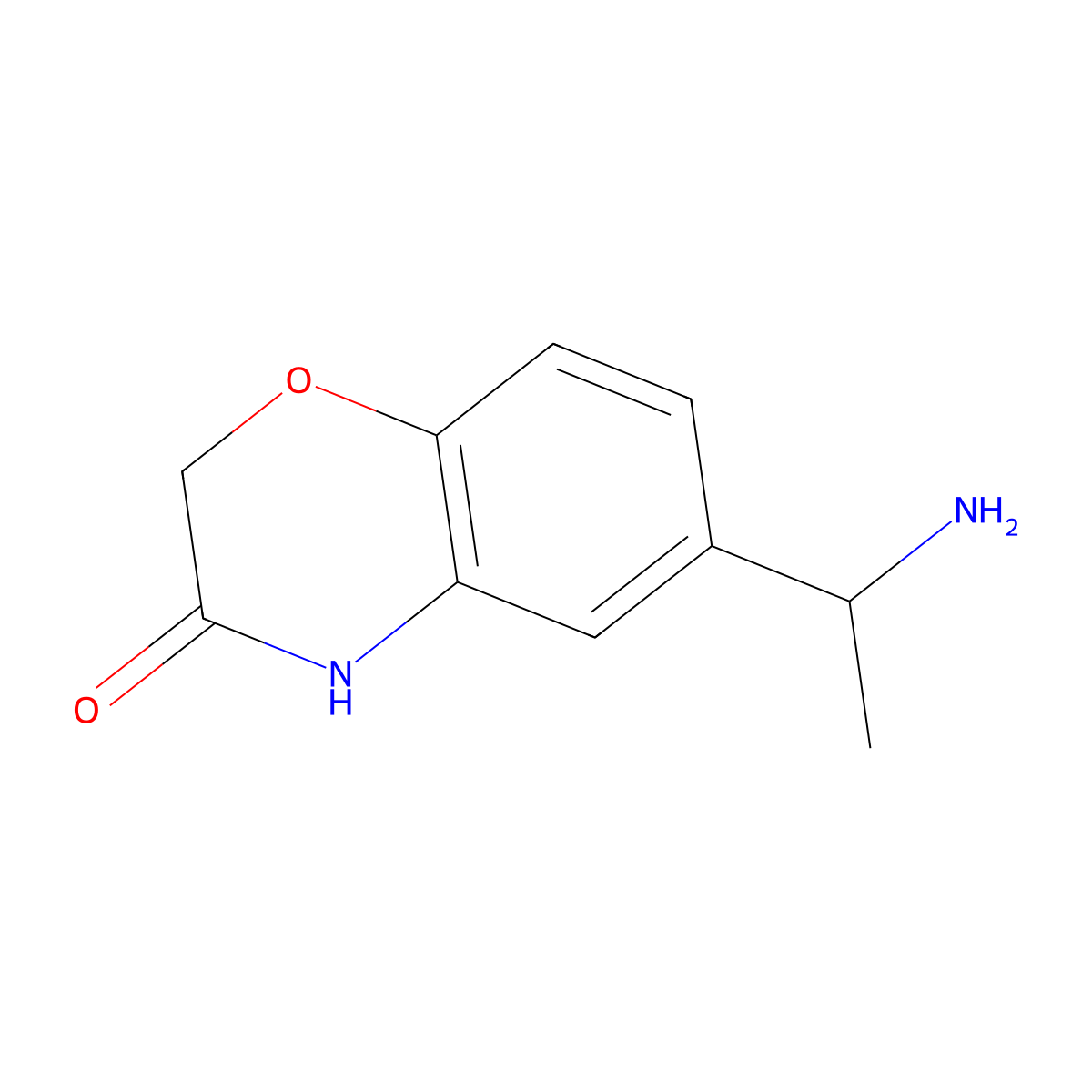 6-[(1S)-1-aminoethyl]-3,4-dihydro-2H-1,4-benzoxazin-3-one molecular structure, CAS 1187932-02-0
