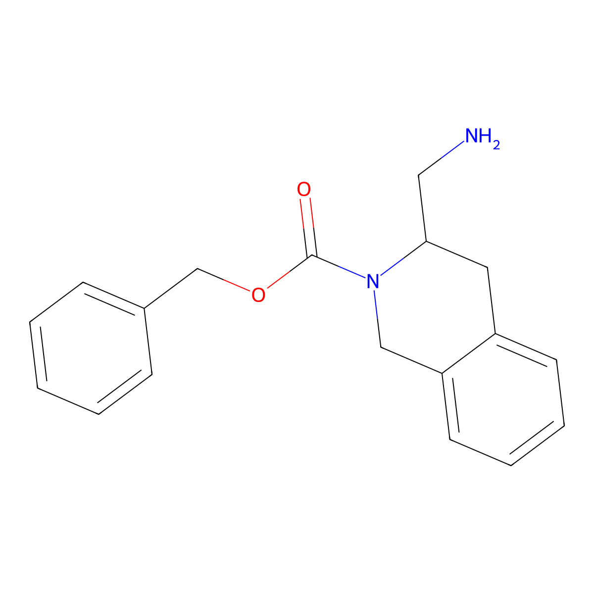 (S)-3-Aminomethyl-3,4-dihydro-1H-isoquinoline-2-carboxylic acid benzyl ester molecular structure, CAS 1187932-04-2
