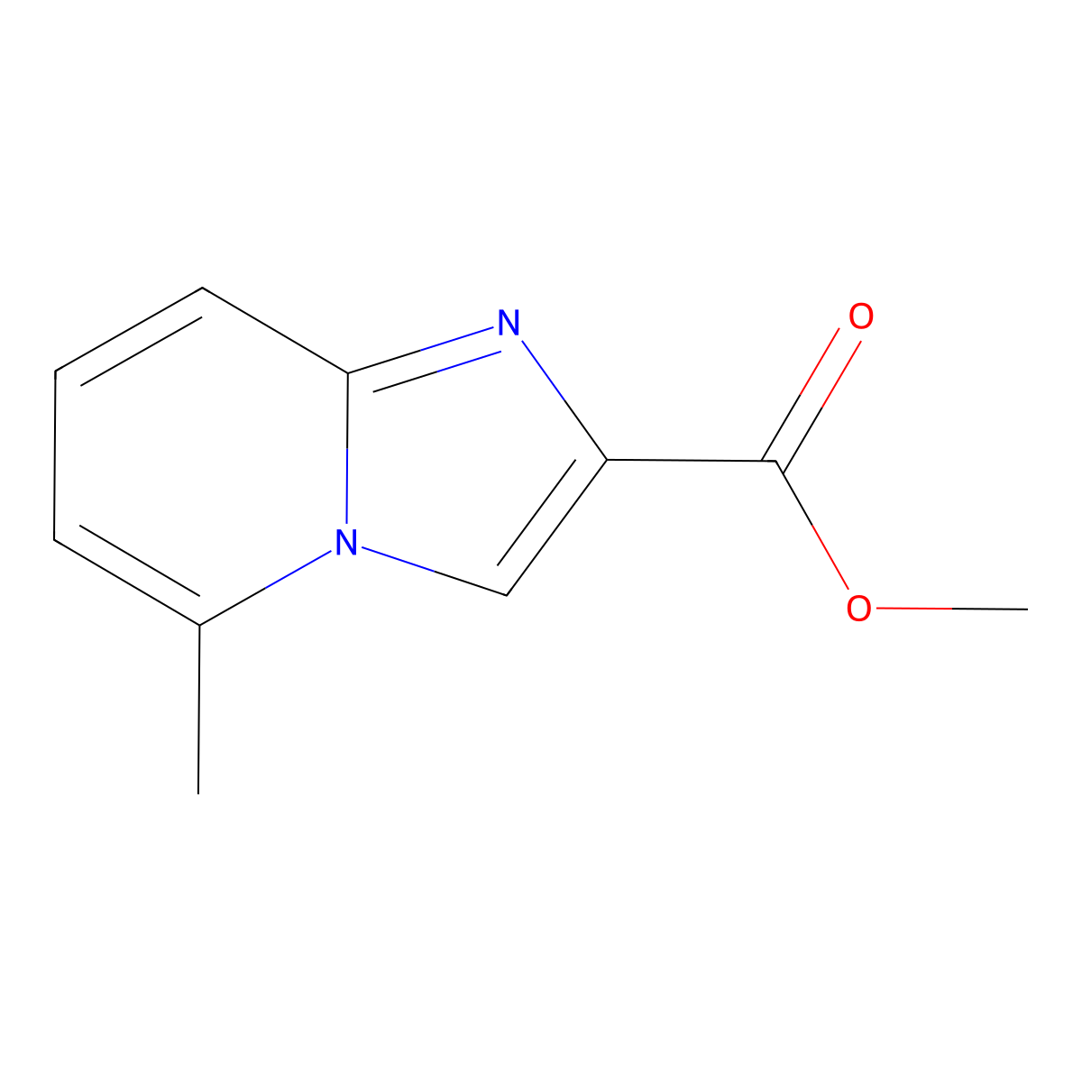 Methyl 5-methylimidazo[1,2-a]pyridine-2-carboxylate molecular structure, CAS 1187932-40-6